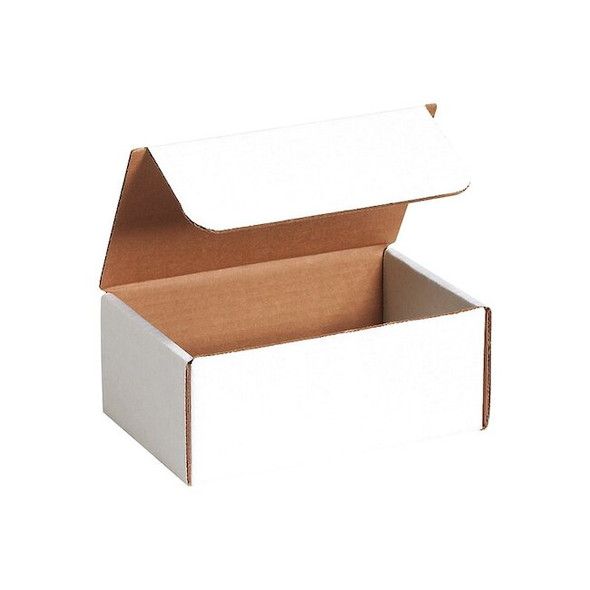 Literature Mailers, 7-1/8" x 4-1/2" x 3", White Pack of 50
