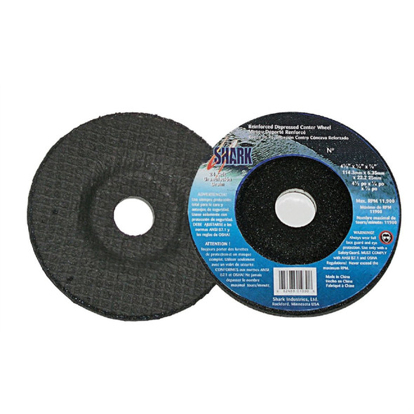 Shark Industries Grinding Wheel,4-1/2" SRKSDP452 Pack of 2