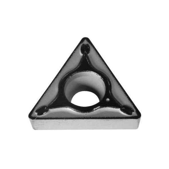 Triangle Turning Insert, Triangle, 1/4 in, TCMT, 0.0312 in, Carbide