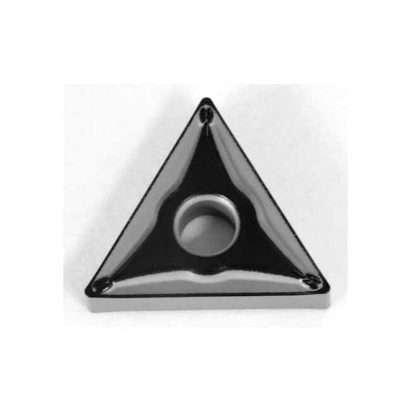 Triangle Turning Insert, Triangle, 3/8 in, TNMG, 0.0156 in, Carbide Pack of 10