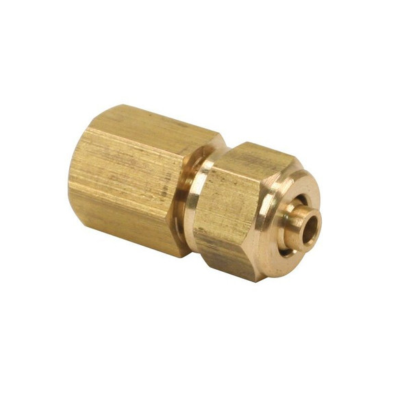 1/8" Female NPT to 1/4" Compression Fitting (for 1/4" Air Line) Pack of 2