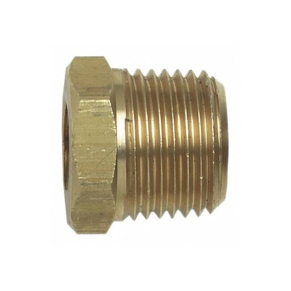 Pneumatic Reducer, 1/2 in Male NPT x 1/4 in Female NPT Pack of 2