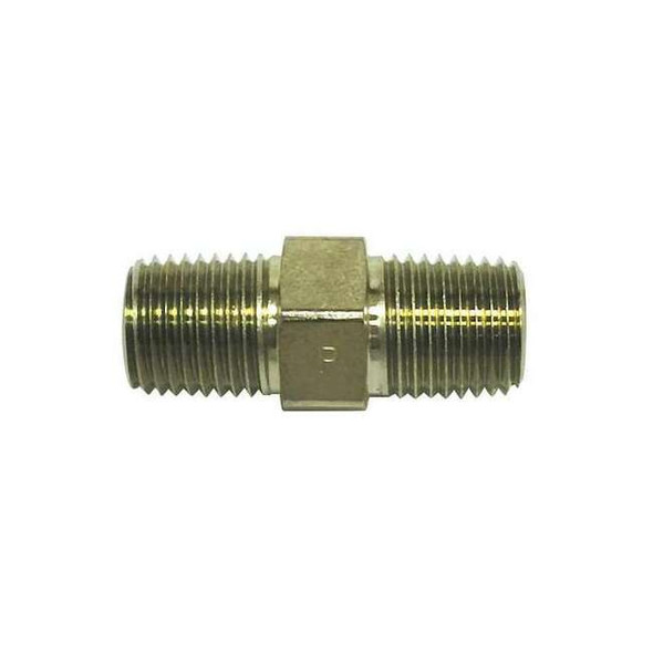 Parker Hydraulic Hose Adapter,1.7" L,7200 psi 1/2 X 1/4 FF-SS Pack of 5