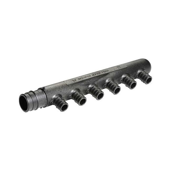 Uponor EP Multi-port Tee,1/2 in Out,9.25 in L Q2261050