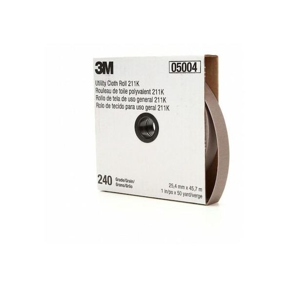 3m Abrasive Utility Roll,Grit 240,Gray 7000118347