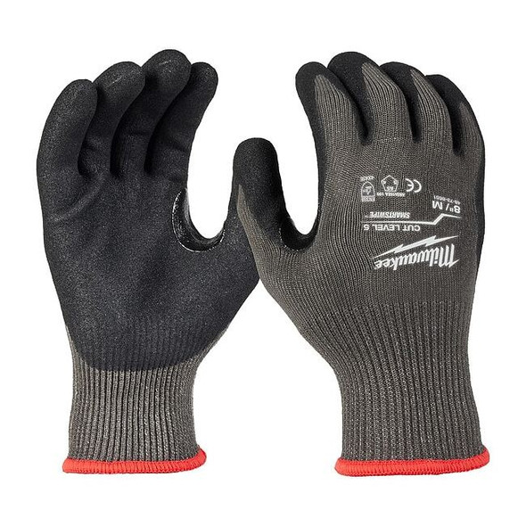 Work Gloves, Cut Level A5 ,Nitrile ,Sandy ,M 1 PR Pack of 12