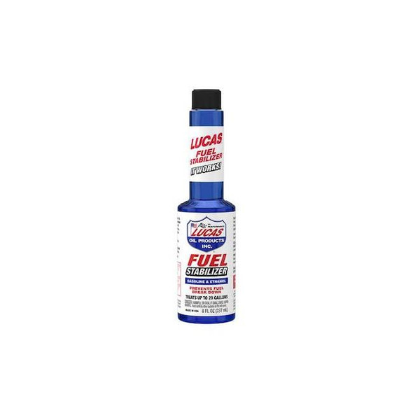 Lucas Oil Fuel Stabilizer,8 fl oz Sz,Bright Blue 10314
