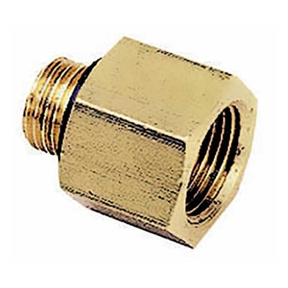 Reducing Adapter Brass Expanding Adapter, 3/8 in Female BSPP X 1/4 in Male BSPP