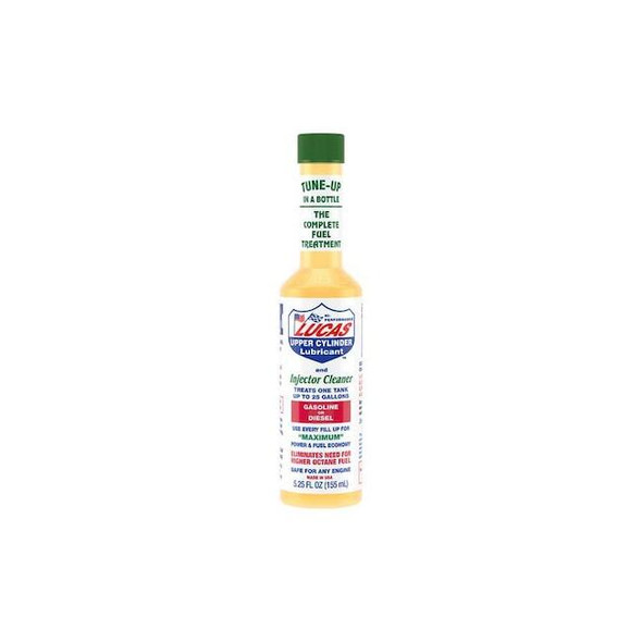Lucas Oil Fuel Additive,5.25 fl oz Sz,Yellow 10020