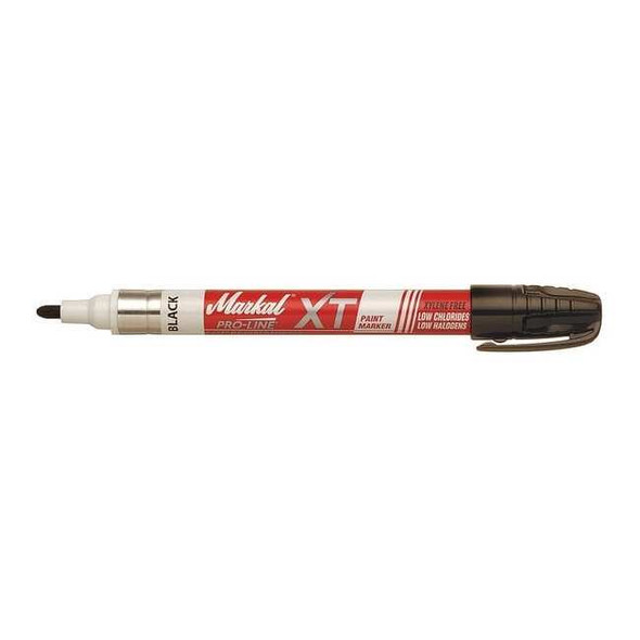 Markal Paint Marker, Medium Tip, Black Color Family, Paint 97253