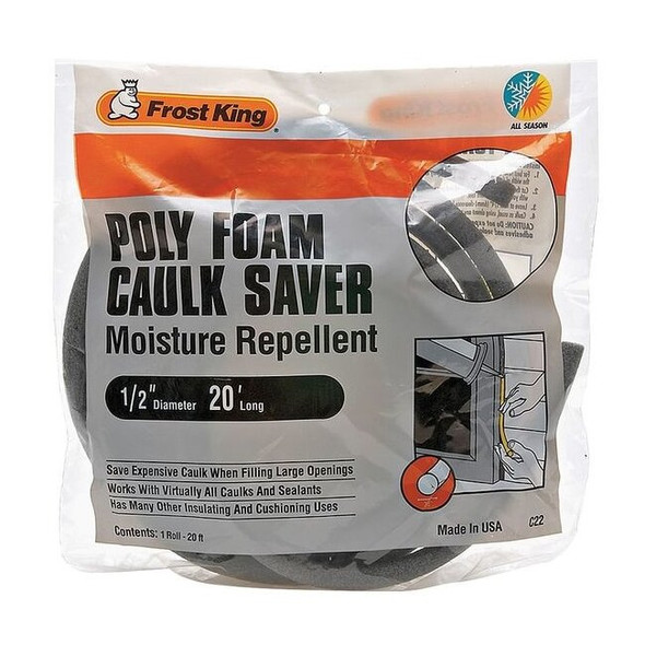 Frost King Weatherstrip,20 ft,Gray C22H