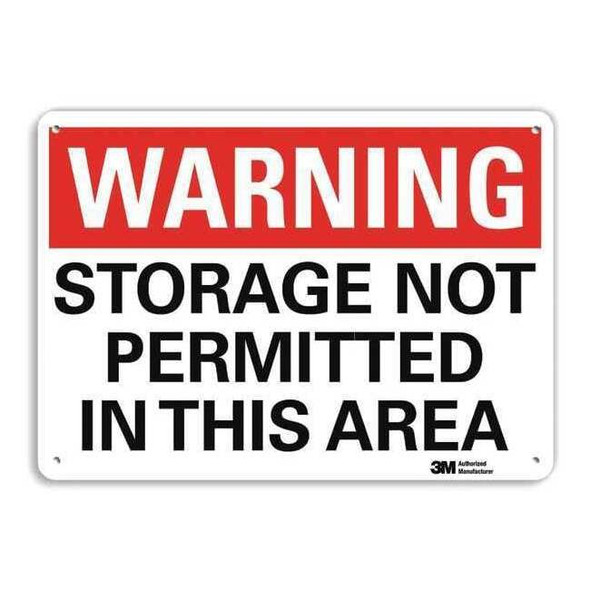 Warning Sign, 7 in H, 10 in W, Vertical Rectangle, English, U6-1230-NA_10x7