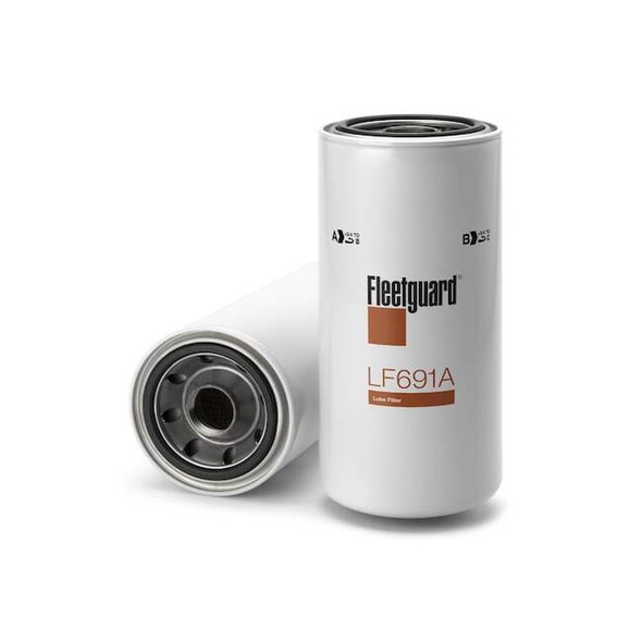 Fleetguard Oil Filter Cellulose Spin On LF691A