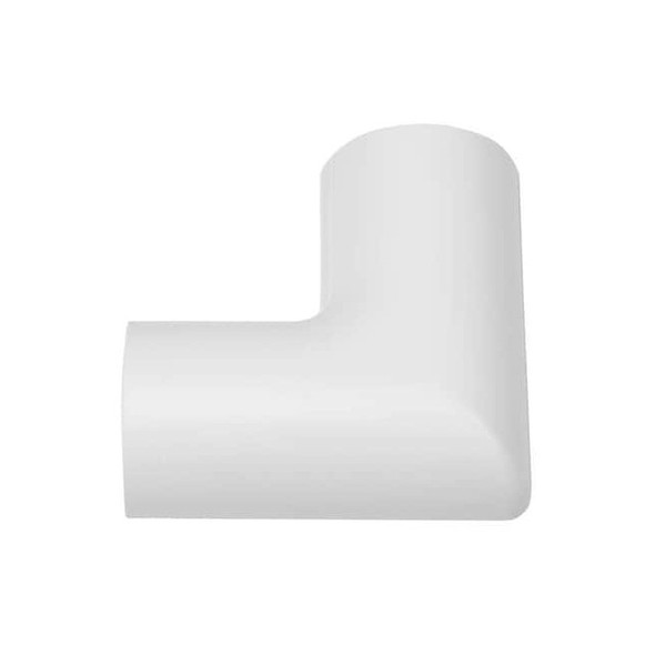 D-Line 90 Degree Flat Elbow,White US/FLFB3015W/5/GR Pack of 5