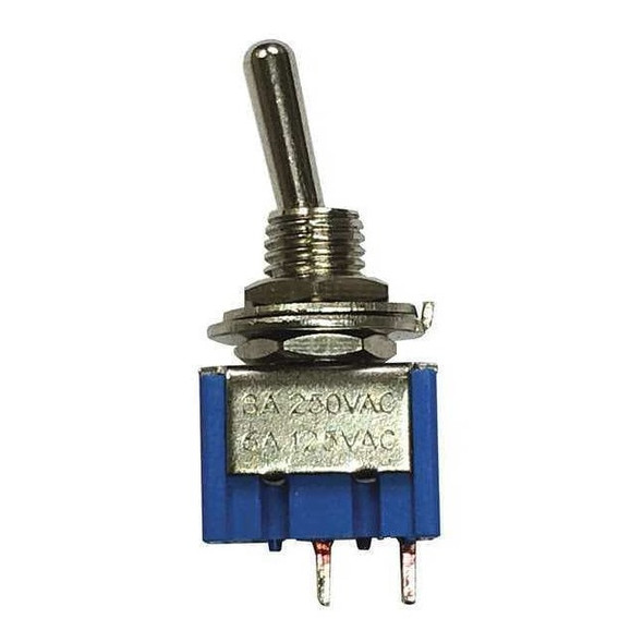 Battery Doctor Toggle Switch,SPST,3/15" Male Terminal 20512