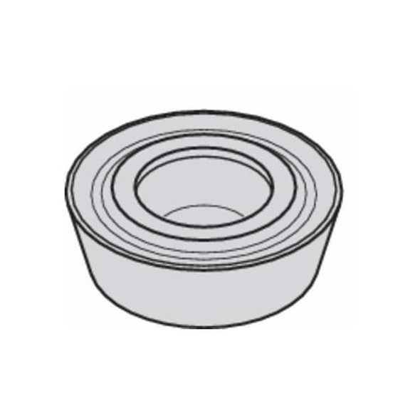 Widia Round Milling Insert,10.00mm,Carbide 2012538 Pack of 5