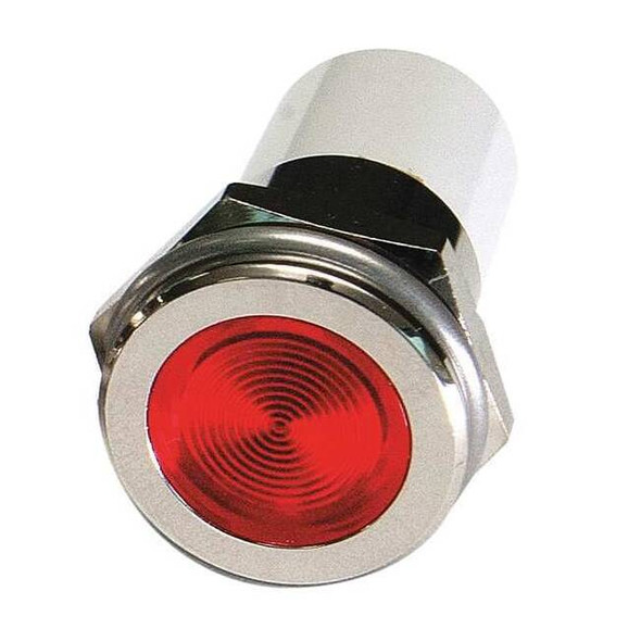 Manufacturer Varies Flat Indicator Light,Red,12VDC 24M163