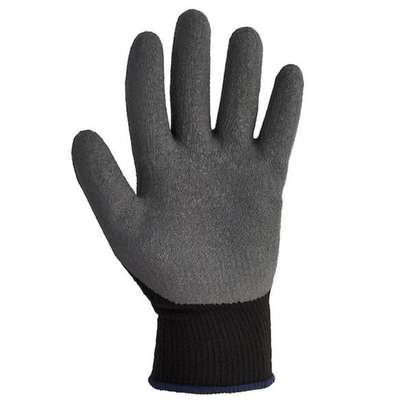 G40 Latex Coated Gloves (97272), Black & Grey, Large (9), 1 Pair