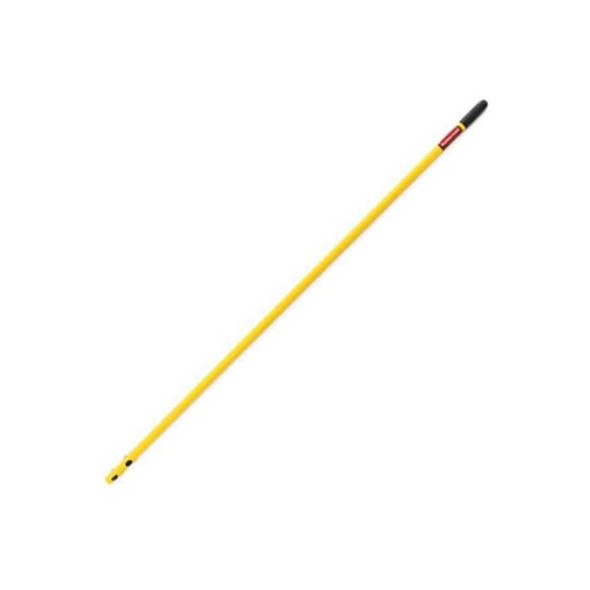 Rubbermaid Commercial 52" Push In Mop Handle, Steel FGQ74900YL00 Pack of 6
