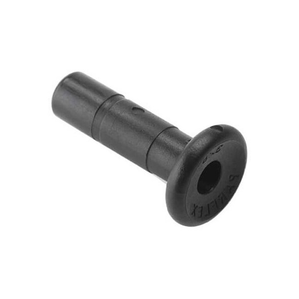 Trueseal Push-Fit Fitting Plug, 1/4 in Tube Size, PVDF, Black FB4TPL
