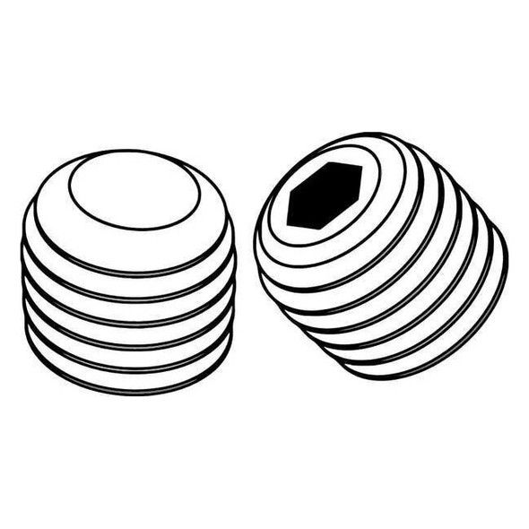 Manufacturer Varies Socket Set Screw, Flat, 10-32x3/16, PK50 SSFFIA-100018-050P