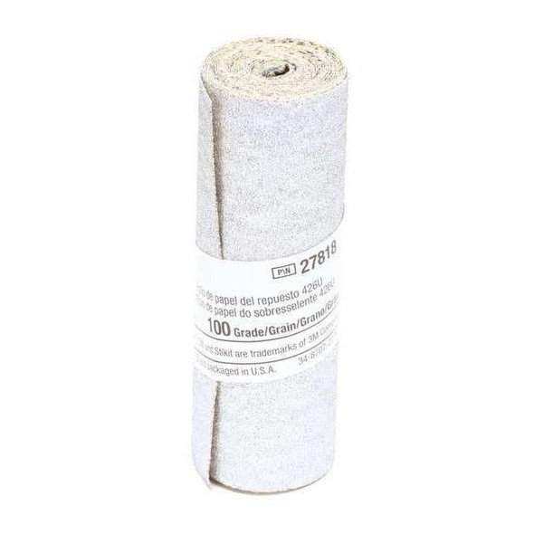 3m Sandpaper Roll, 3 1/4 in W, 4 1/2 ft L 7000045202