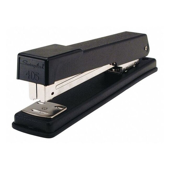 Manual Stapler, 3 3/4 in Throat Depth, 210 Staple Capacity, Black