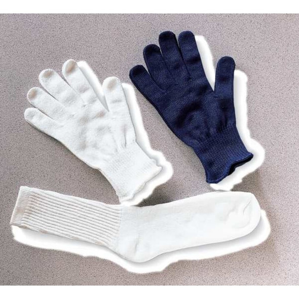 Winter Glove Liners, Thermolite(R), 9 in Length, Light, Blue, Size L ,1 PR  78-101