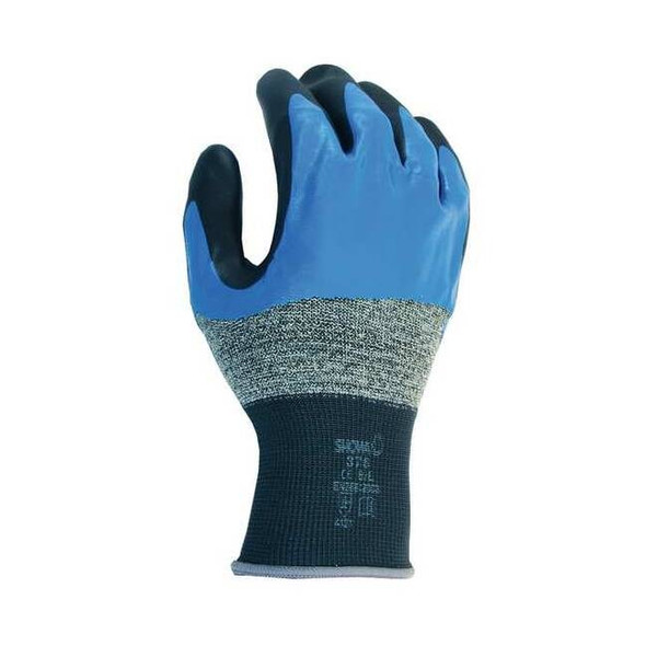 Coated Gloves, Foam Nitrile, Smooth, Palm, 6 Abrasion Level, Gray, 2XL (10) 1 PR