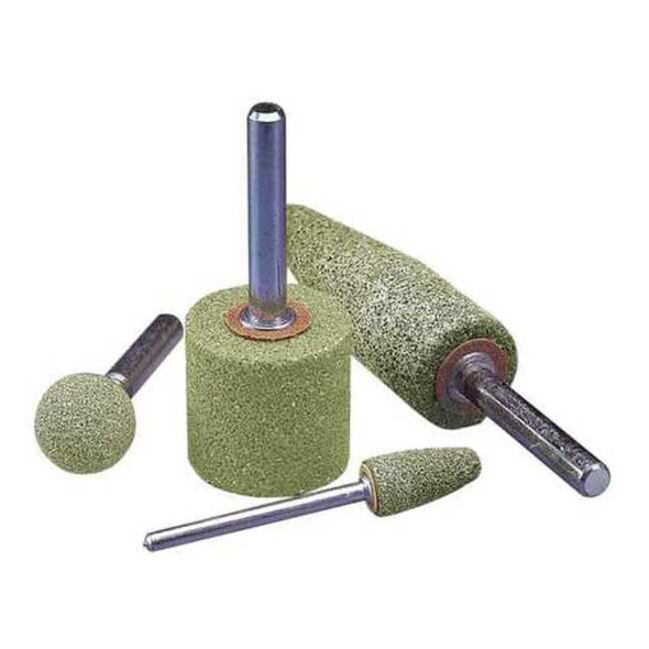 Norton Abrasives Quantum Mounted Point,Dia. 1 In,Shape A21 69083149144