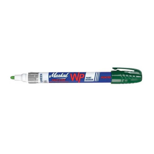 Markal Paint Marker, Medium Tip, Green Color Family, Paint 96935