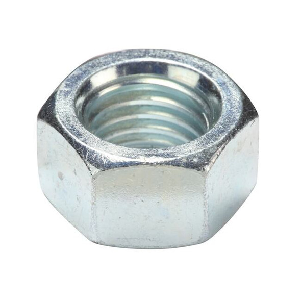 Hex Nut, 3/4"-10, Steel, Grade 5, Zinc Plated, 41/64 in Ht, 20 PK