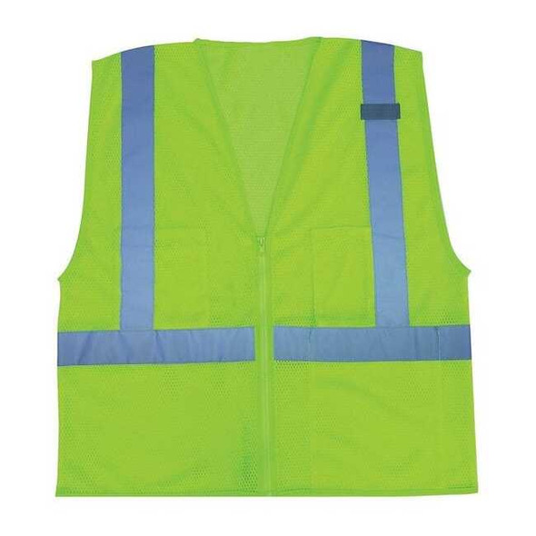 Condor 3XL Class 2 High Visibility Vest, Lime 3ZDP5