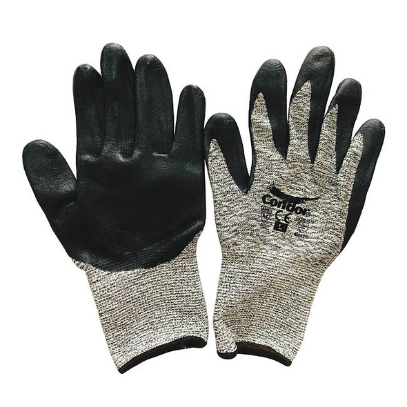 Cut Resistant Coated Gloves, Cut Level A4 ,Dipped ,Nitrile ,Foam ,S 1 PR