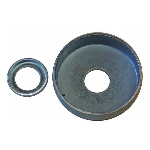 Dayton SpringCap,5/8in,2-7/16in,2-7/16in,Slvr,S 493X22