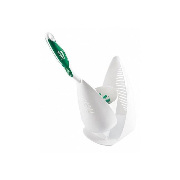 Libman Commercial Libman 17" Angled Toilet Bowl Brush & Caddy 1022 Pack of 4