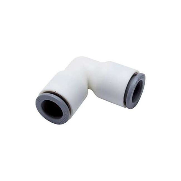 Parker Metric Plastic Push-to-Connect Fitting, Polymer, White 6302 06 00WP2