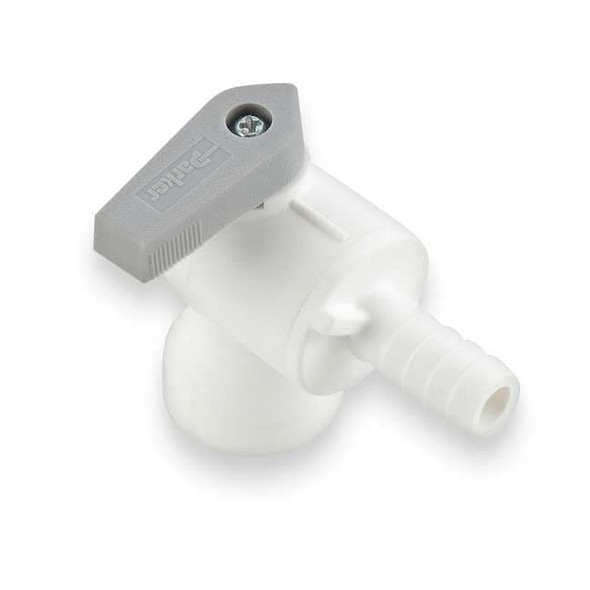 Parker Manual 2-Way Ball Valve,Barb,Polypro PBPP6VFE6