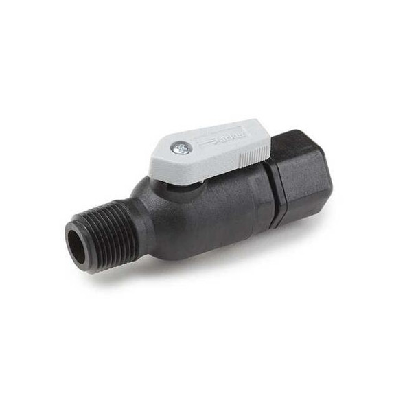 Parker Manual 2-Way Ball Valve,Comp,Polypro FTPPB6VMC4