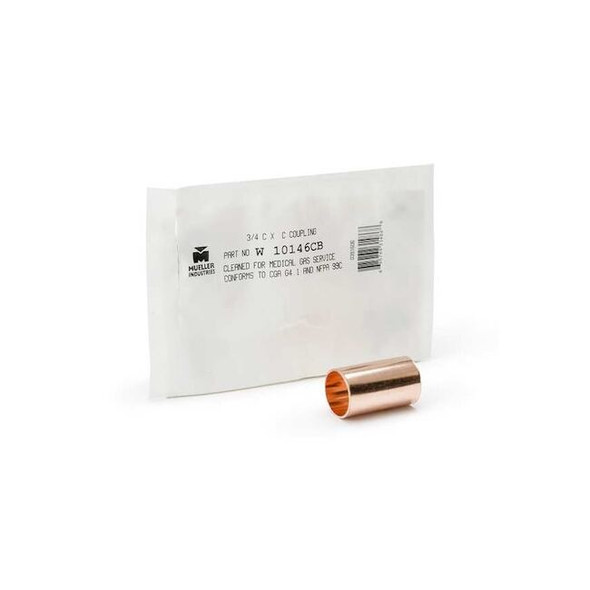 Streamline Straight, Copper, Cup 1 in, Cup 1 in W 10147CB Pack of 5