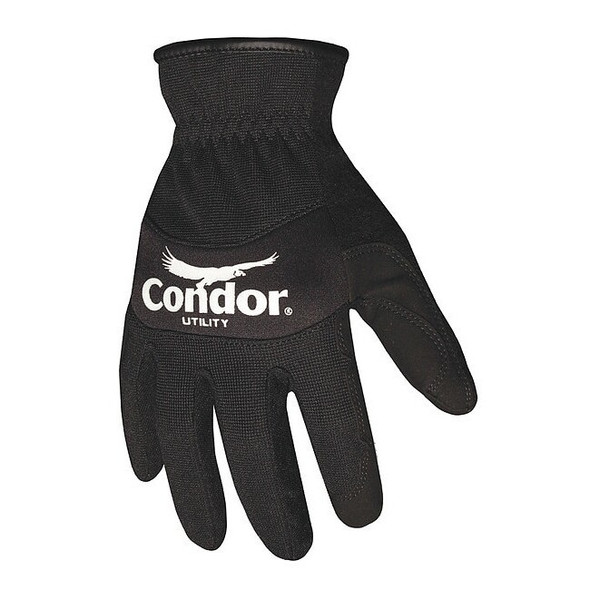 Condor Mechanics Gloves, Black, 2XL, PR 42LA09