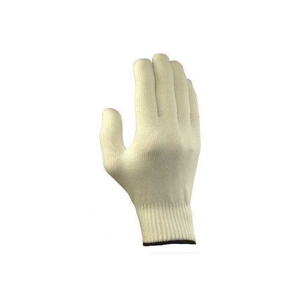 Ansell Knit Gloves, Polyester, Flat Uncoated, White, 8, 1 PR 78-403 Pack of 12