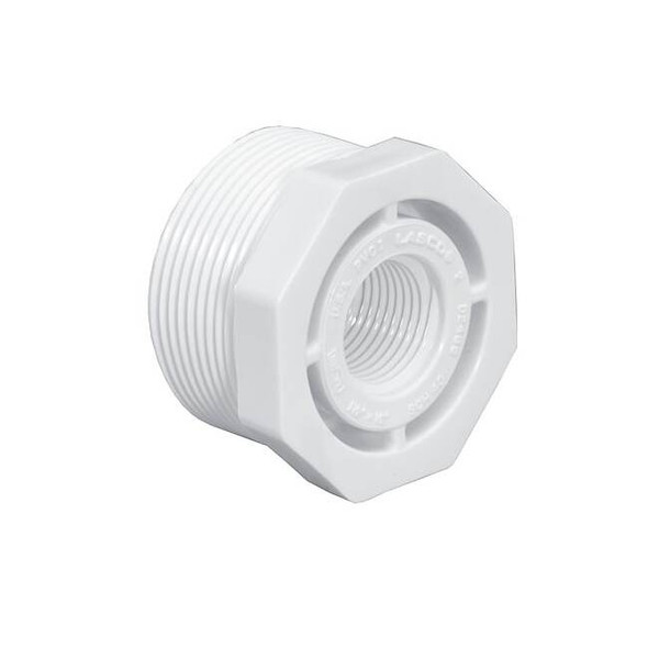 Westlake Pipe & Fittings PVC, Bushing, 1 in NPT, 3/4 in NPT 439131BC