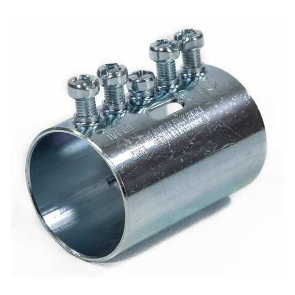 Bridgeport Fittings EMT Bushing, 2 in, Set Screw, Steel, Plain 245-SLP Pack of 5