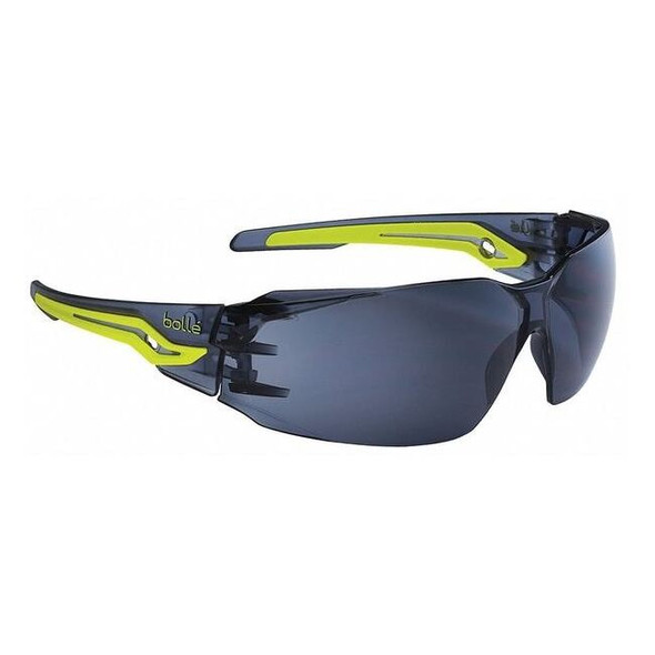 NESS, Safety Glasses, Anti-Fog, Smoke Lens, Gray Frame, Frameless Pack of 2