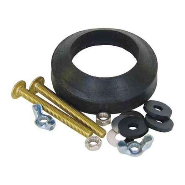 Kissler Tank to Bowl Kit, Brass and Rubber, Gerber 68-7582