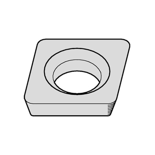 Widia Diamond Turning Insert, Diamond, 5/32 in, CDHB, 0.05mm 2830897 Pack of 5