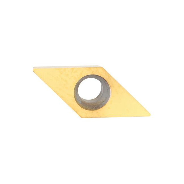 Diamond Turning Insert, Diamond, 3/16 in, GCHW, .5, Carbide Pack of 5