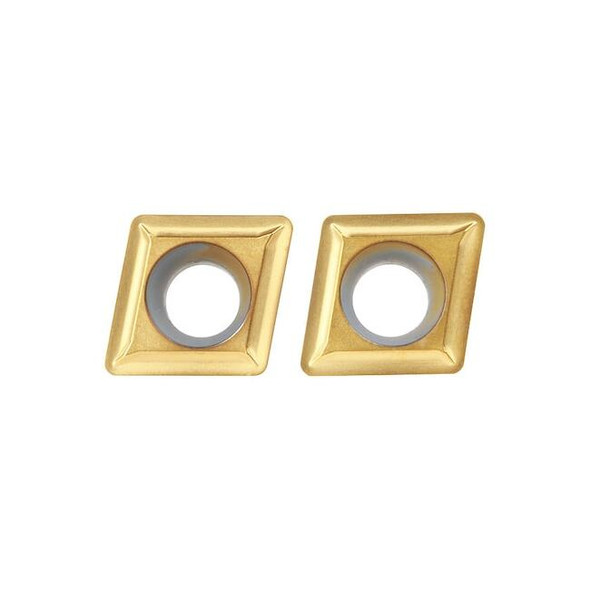 Widia Diamond Turning Insert, Diamond, 3, CPMT, 2, Carbide CPMT3252LF Pack of 5
