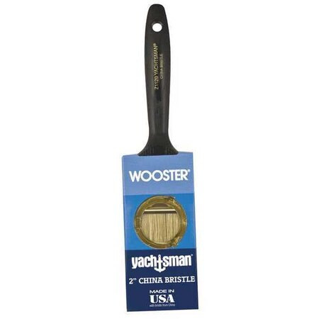 2" Varnish Soft, White China Bristle, Paint Brush, Plastic Handle Pack of 12